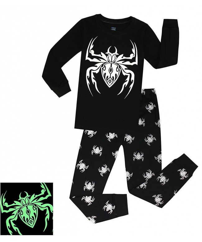Elowel Spider Pajama Cotton Size2Y 10Y