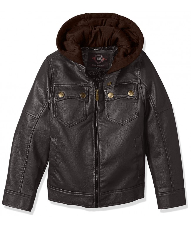 Urban Republic Leather Jacket Pocket