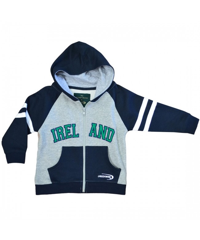 Lansdowne Navy Grey Ireland Hoodie