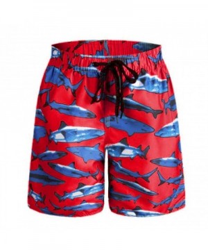 QRANSS Printed Trunks Shorts Pockets