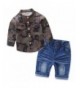 Summer Style Camouflage Denim Clothing