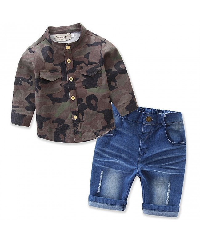 Summer Style Camouflage Denim Clothing