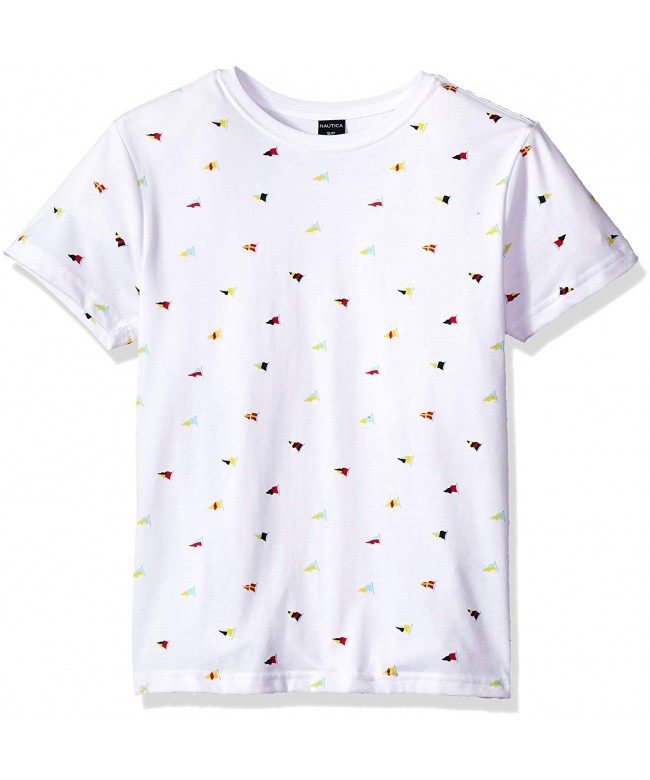 Nautica Short Sleeve Printed T Shirt