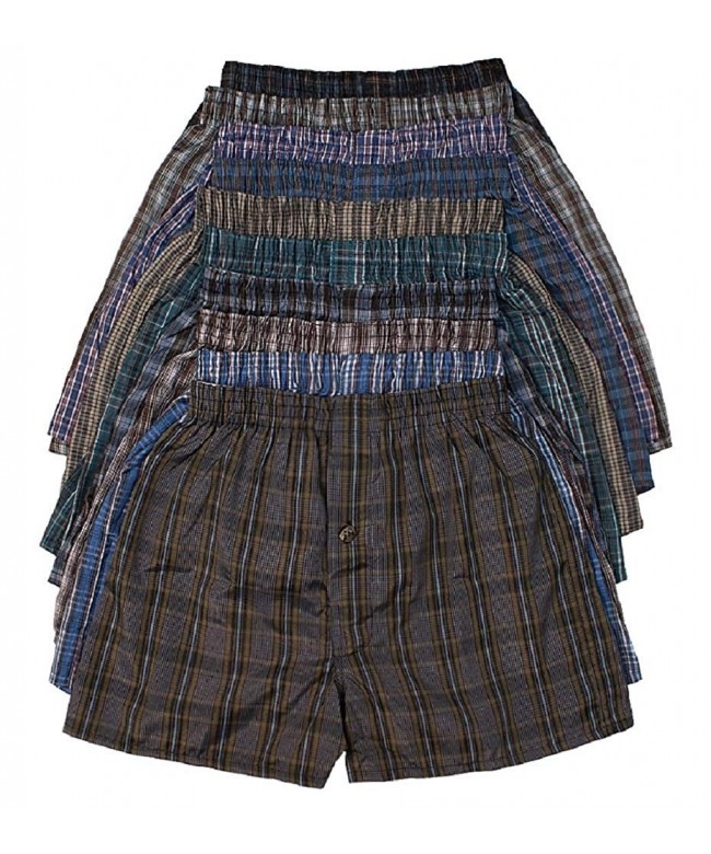 ToBeInStyle Cotton Blend Tartan Patterned Shorts