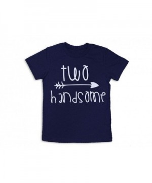 Second Birthday Shirt Handsome Navy