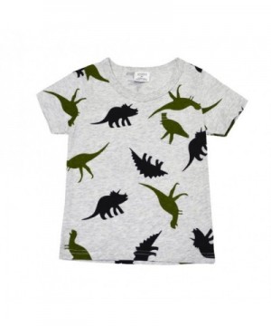 KISBINI Cartooon Dinosaurs Light T Shirts
