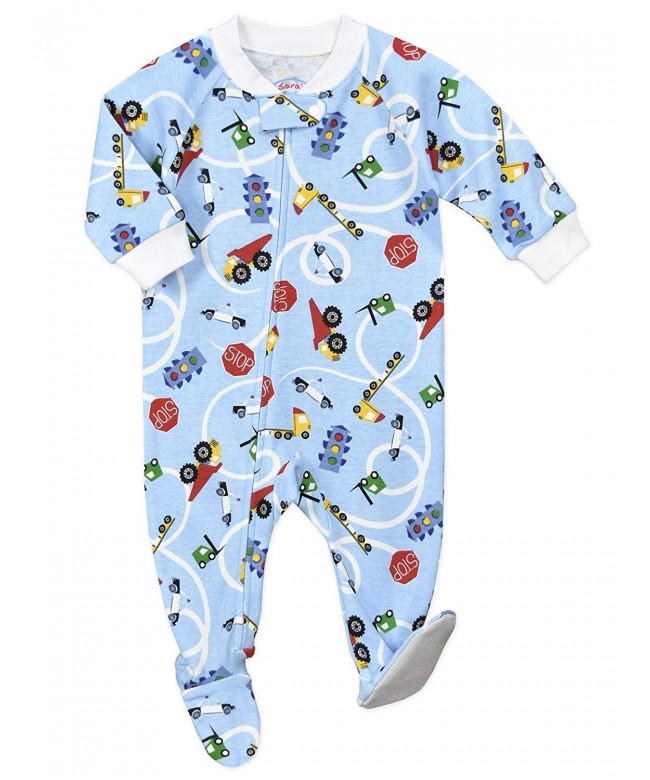 Saras Prints Unisex Footed Pajamas