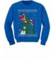 Santa Claws Christmas T Rex Sweatshirt