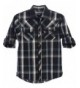 Gioberti Sleeve Plaid Checked Shirt