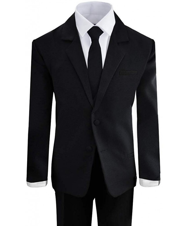 Black Bianco Boys Formal Shirt