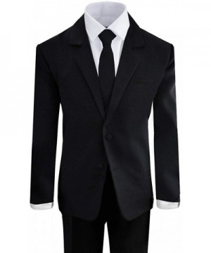 Black Bianco Boys Formal Shirt