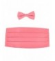 Pink Satin Tuxedo Bowtie Cummerbund