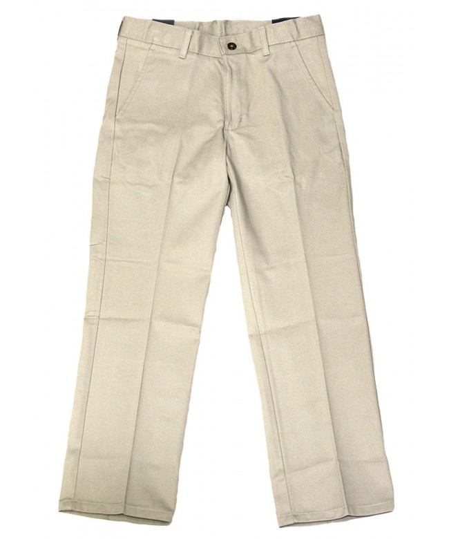 Nautica Husky Flat Front Uniform Pants