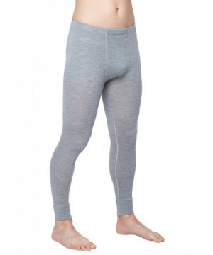 Merino Warm/Mens 100% Merino Wool 180GSM Thermal Underwear Pants - Grey ...