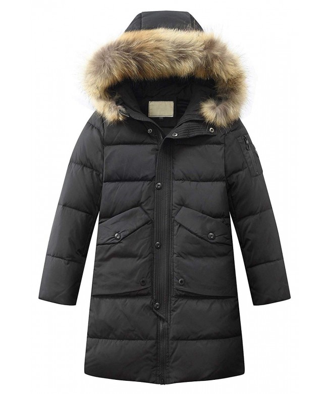 Toddler Hooded Winter Puffer Overcoat