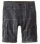 Hurley Little Boys Plaid Cargo