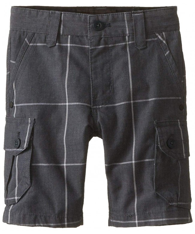 Hurley Little Boys Plaid Cargo