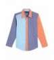 Nautica Sleeve Color Block Button