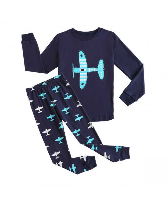 MyFav Airplane Pajama Sleeve Sleepwear