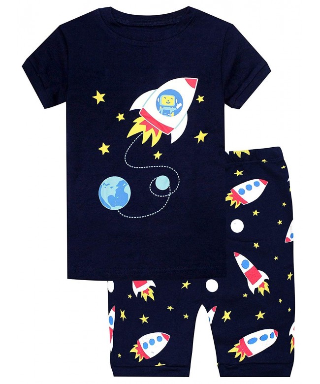 Elowel Shorts Rocket Pajamas Toddler 10Y