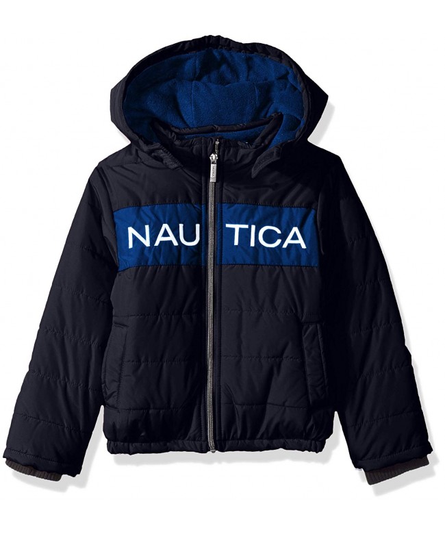 Nautica Resistant Signature Bubble Jacket