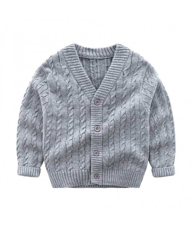 Wellwits School Uniform Cardigan Sweater