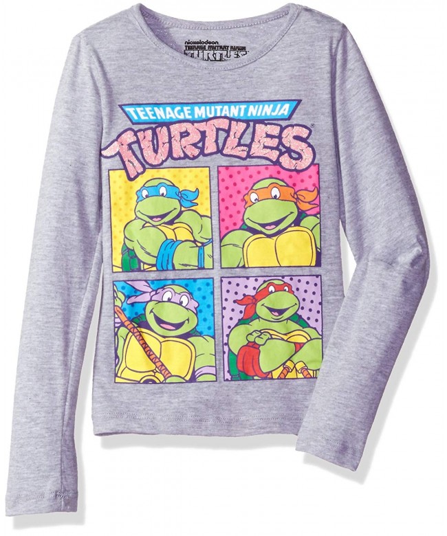 Nickelodeon Little Turtles T Shirt Heather
