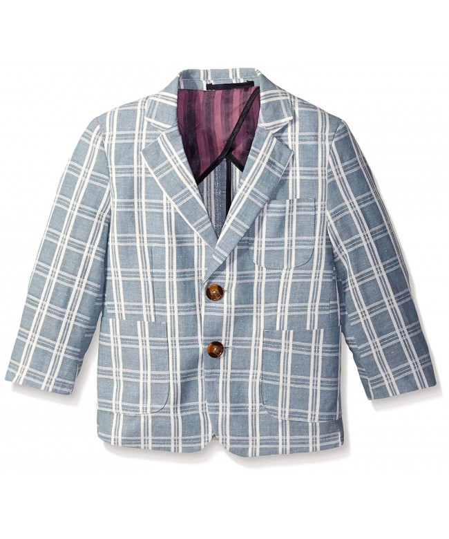 AXNY x n y Plaid Linen Blazer