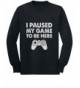 Paused Funny Gamer Sleeve T Shirt