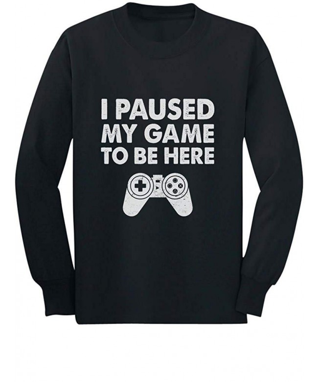 Paused Funny Gamer Sleeve T Shirt