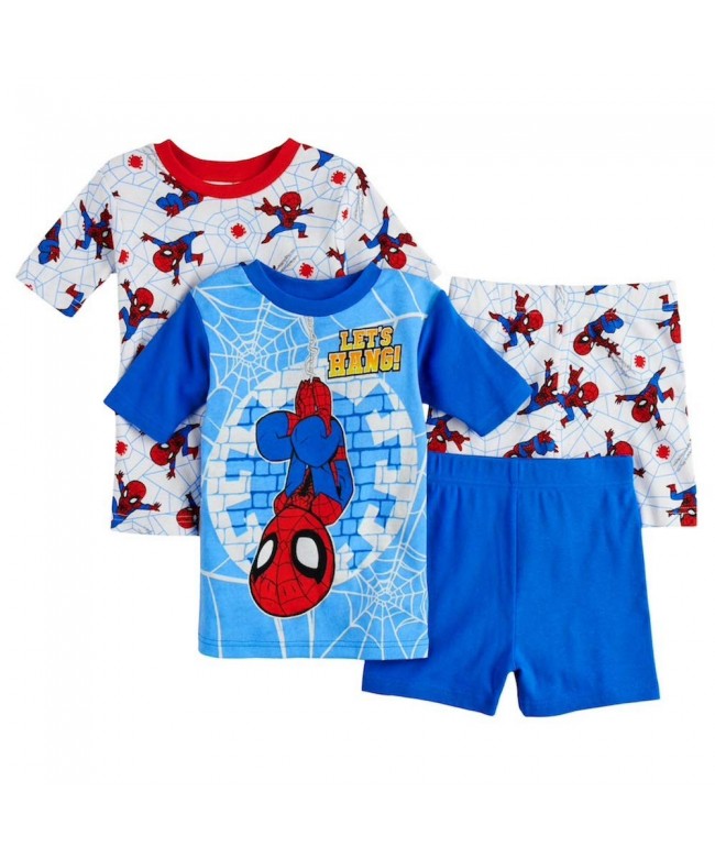 Marvel Spider Man 4 Piece Pajama Shorts