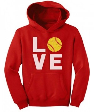 TeeStars Love Softball Youth Hoodie