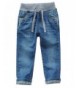 Mallimoda Denim Jeans Elastic Washed