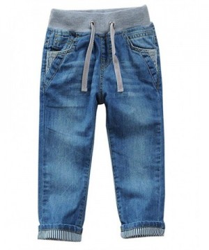 Mallimoda Denim Jeans Elastic Washed