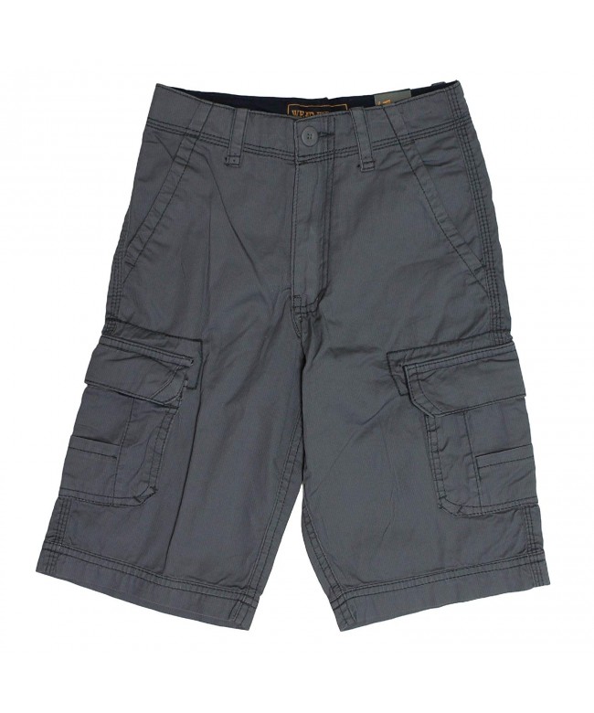 Big Boys Freeband Cargo Shorts - Riverstone Grey - CQ12LX9AUP7