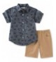 Kids Headquarters Pieces Shorts Set Printed