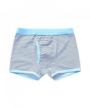 Boys Cotton Underwear Striped Boxer Briefs(Pack of 4) - CI1866D697Q