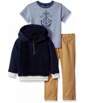 Nautica Boys Fleece Pullover Twill