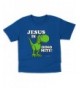 Dino mite Kids T Shirts Blue Small