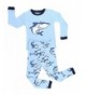 Elowel Shark Pajama Cotton Size12M 8Y
