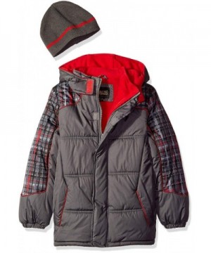 iXtreme Boys Plaid Print Puffer