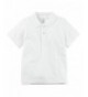 Carters Boys Short Sleeve White