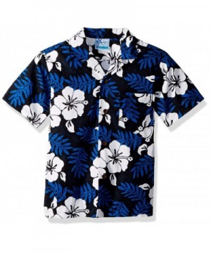 RJC Boys White Hibiscus Shirt