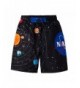 Boys NASA Swim Trunks Black Medium