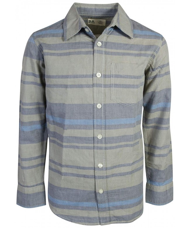 p s aeropostale Sleeve Button Shirt