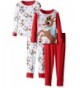 Rudolph Toddler 4 Piece Cotton Pajama