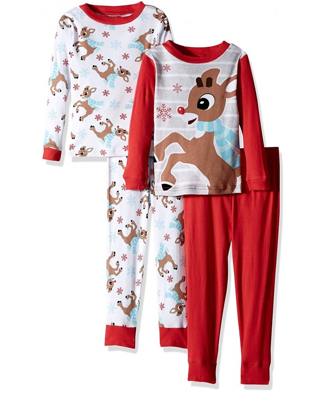 Rudolph Toddler 4 Piece Cotton Pajama