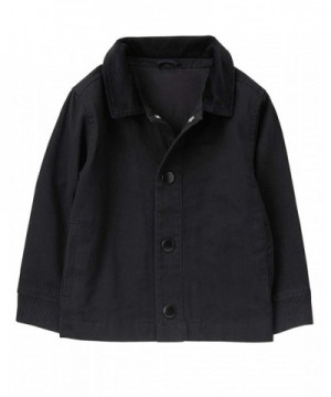 Crazy Boys Black Twill Jacket