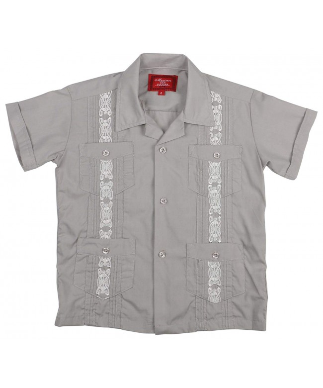 Crowns Essentials Guayabera Button Shirt