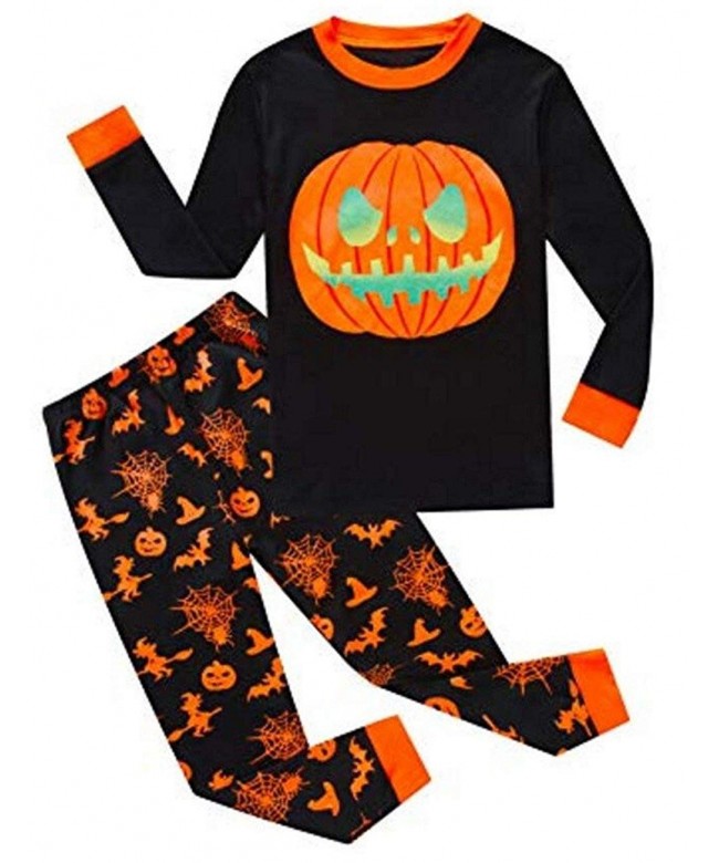 Halloween Cartoon Pumpkin Pajamas Outfits